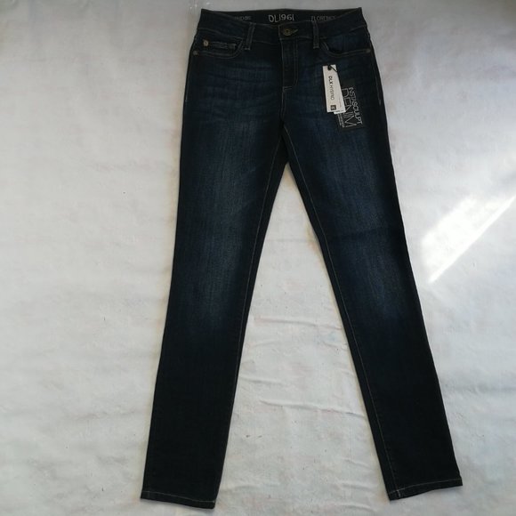 DL1961 FLORENCE Skinny Mid Rise Instasculpt Jeans 27 NWT - Picture 1 of 9